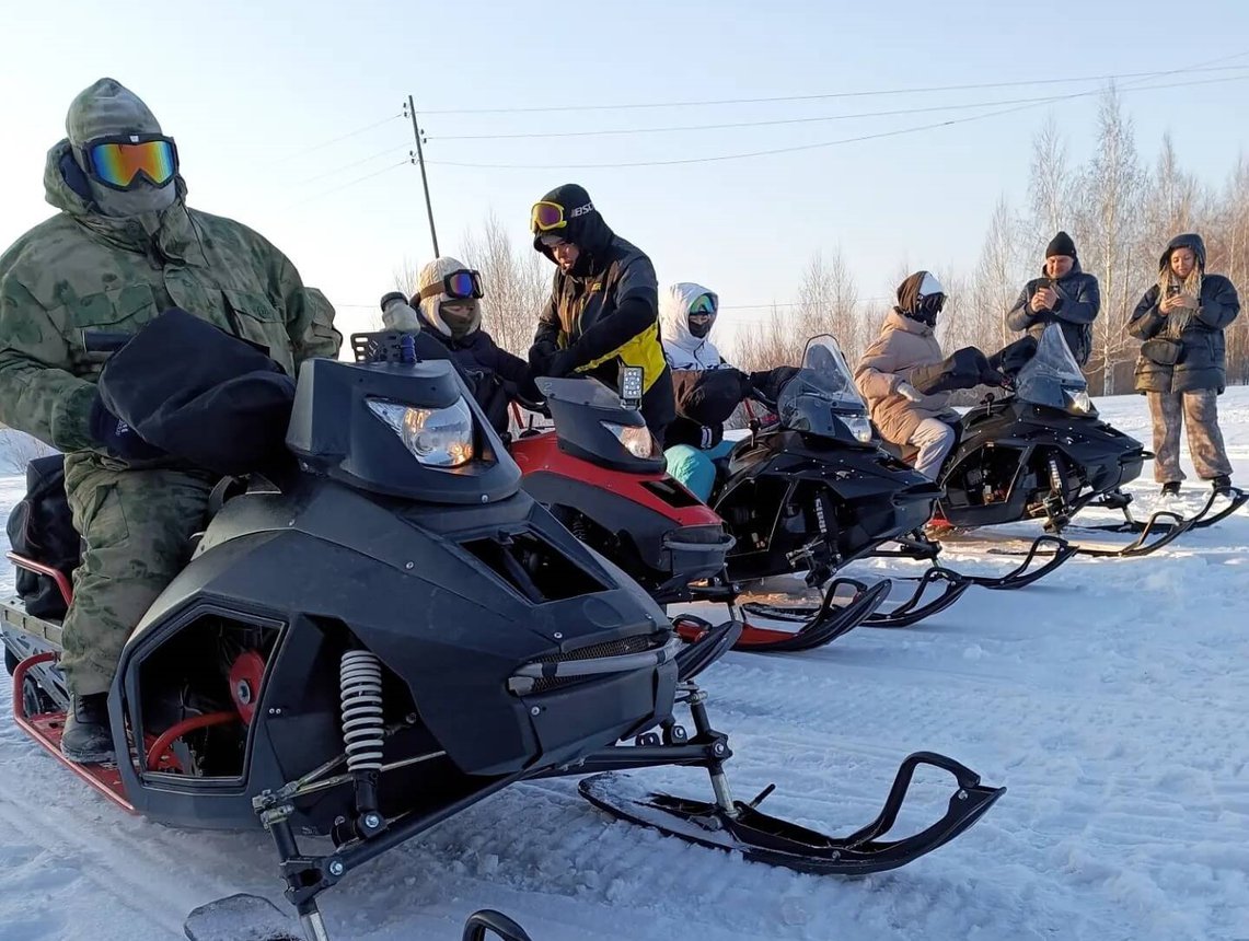 Покататься на снегоходах в пригороде Москвы. Сайт snegohod1.ru